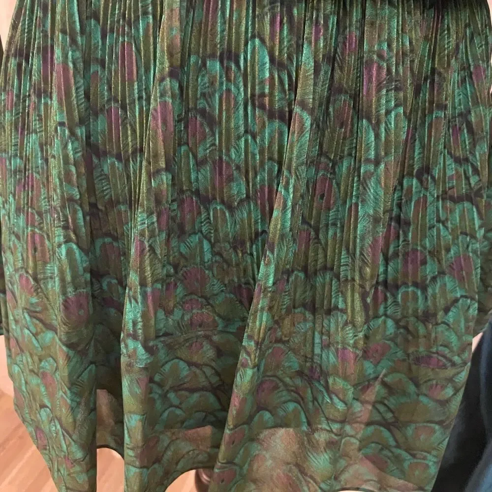 Michael Kors beautiful peacock dress, XS